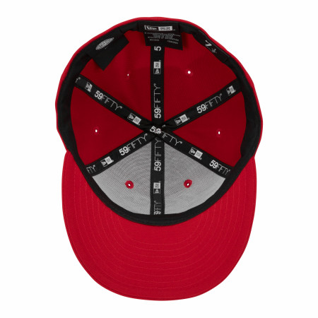 Superman Low Profile Red New Era 59Fifty Fitted Hat
